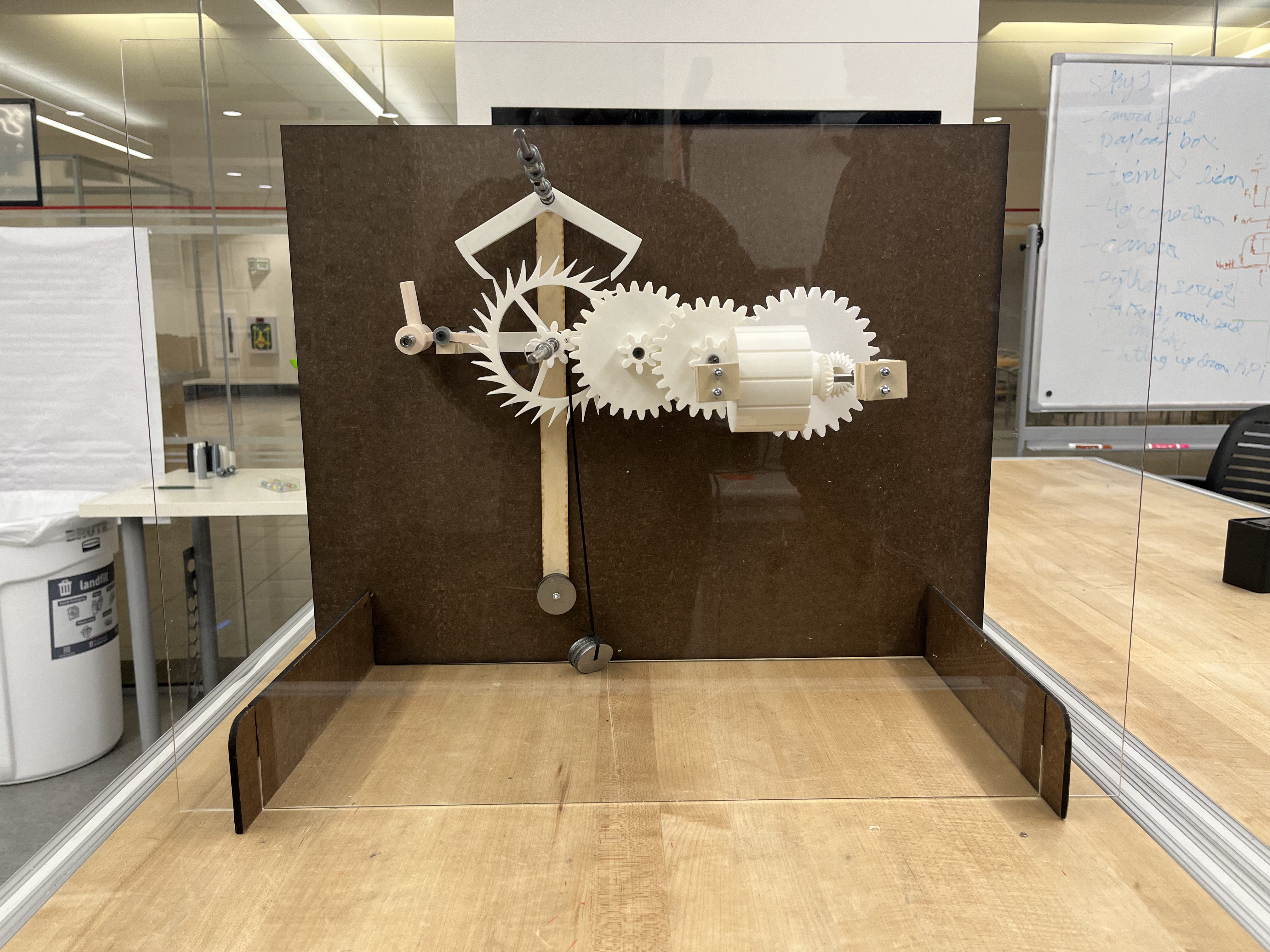 Second prototype of the mechanical timepiece